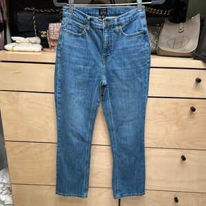 JCrew Mid-Rise Flare Crop